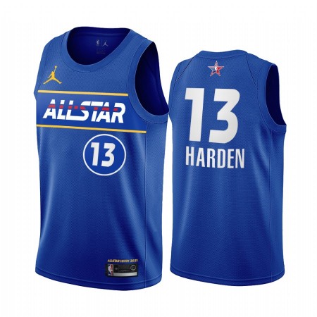 Herren NBA Brooklyn Nets Trikot James Harden 13 2021 All-Star Jordan Brand Blau Swingman